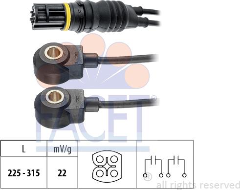 FACET 9.3120 - Sensore di detonazione autozon.pro