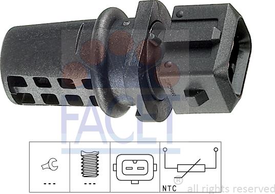 FACET 104.008 - Sensore, Temperatura aria aspirata autozon.pro