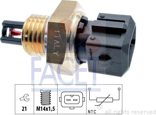 FACET 10.4019 - Sensore, Temperatura aria aspirata autozon.pro