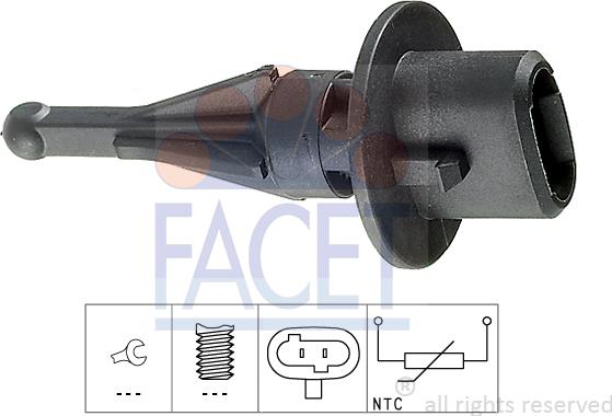 FACET 10.4010 - Sensore, Temperatura aria aspirata autozon.pro