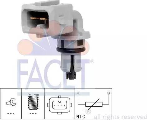 FACET 10.4035 - Sensore, Temperatura aria aspirata autozon.pro