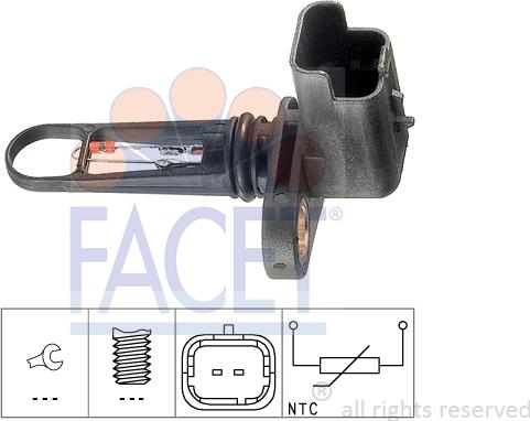 FACET 10.4021 - Sensore, Temperatura aria aspirata autozon.pro