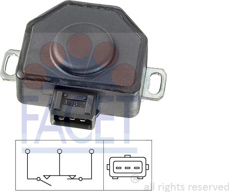 FACET 10.5091 - Sensore, Regolazione valvola farfalla autozon.pro