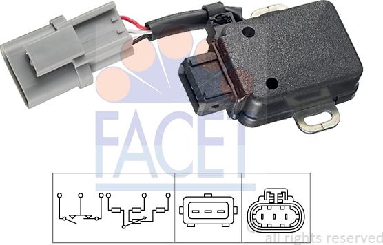 FACET 105.011 - Sensore, Regolazione valvola farfalla autozon.pro