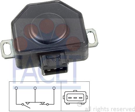 FACET 105.032 - Sensore, Regolazione valvola farfalla autozon.pro