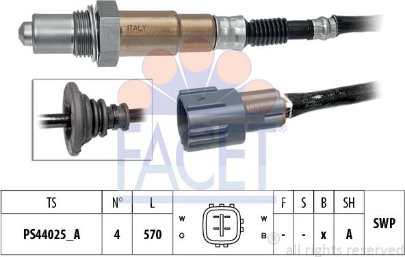 FACET 10.8607 - Sonda lambda autozon.pro