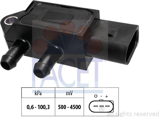 FACET 10.3403 - Sensore pressione aria, Aggiustaggio altimetrico autozon.pro