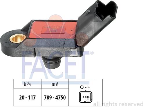 FACET 10.3056 - Sensore pressione aria, Aggiustaggio altimetrico autozon.pro