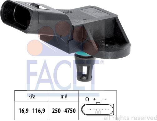 FACET 10.3226 - Sensore pressione aria, Aggiustaggio altimetrico autozon.pro