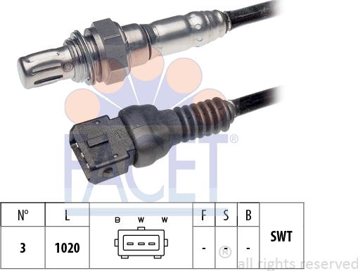 FACET 10.7045 - Sonda lambda autozon.pro