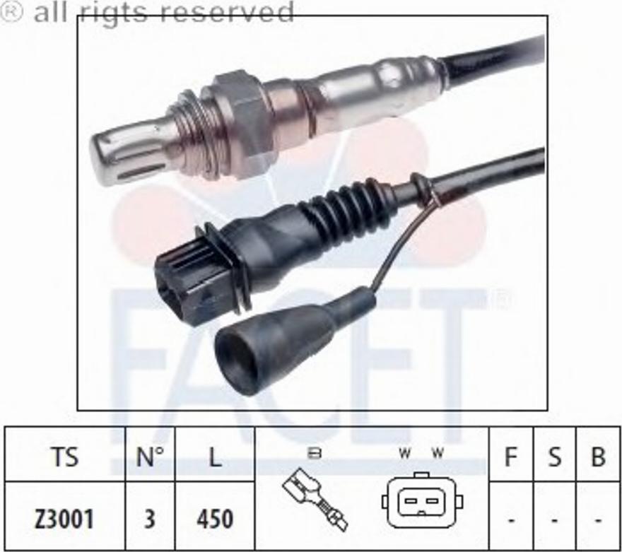 FACET 107029 - Sonda lambda autozon.pro