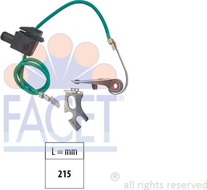 FACET 1.3691/22 - Kit contatti, Distributore di accensione autozon.pro