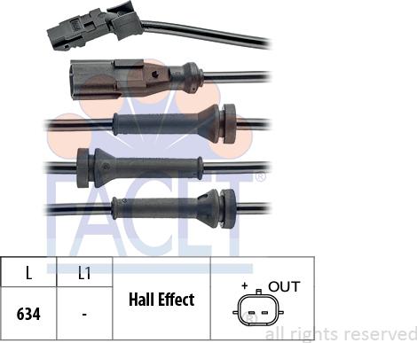 FACET 210.056 - Sensore, N° giri ruota autozon.pro