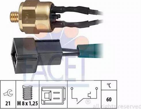 FACET 7.4096 - Sensore, Temperatura refrigerante autozon.pro