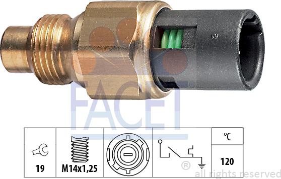 FACET 74.048 - Sensore, Temperatura refrigerante autozon.pro