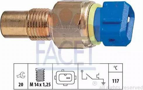 FACET 7.4060 - Sensore, Temperatura refrigerante autozon.pro