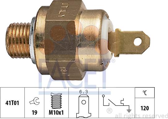 FACET 74.007 - Sensore, Temperatura refrigerante autozon.pro