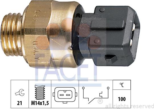 FACET 7.4081 - Sensore, Temperatura refrigerante autozon.pro