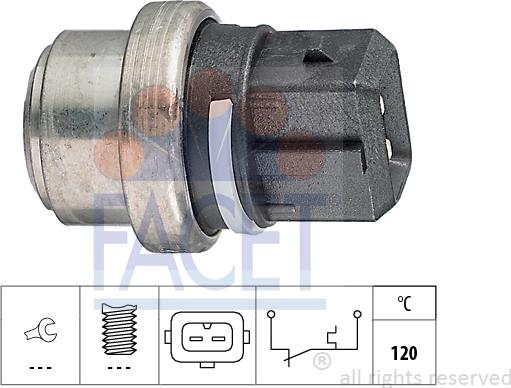 FACET 74.074 - Sensore, Temperatura refrigerante autozon.pro