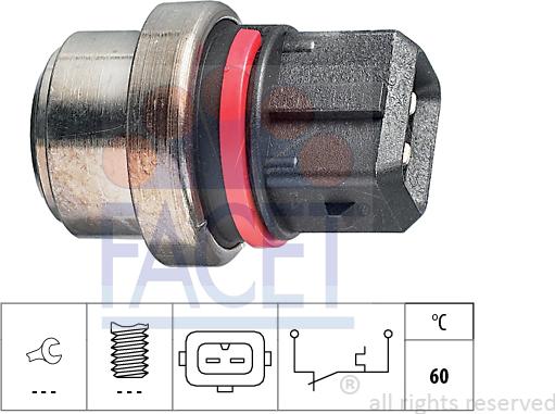 FACET 7.4075 - Sensore, Temperatura refrigerante autozon.pro