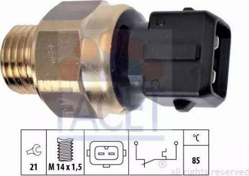 FACET 74.101 - Sensore, Temperatura refrigerante autozon.pro