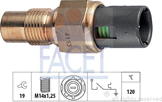 FACET 74.113 - Sensore, Temperatura refrigerante autozon.pro