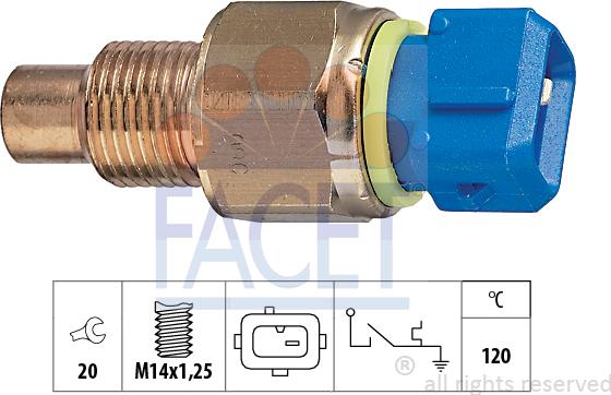 FACET 74.131 - Sensore, Temperatura refrigerante autozon.pro