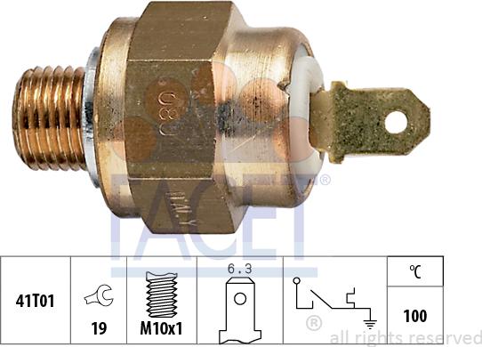 FACET 74.132 - Sensore, Temperatura refrigerante autozon.pro