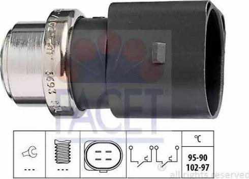 FACET 75.693 - Termocontatto, Ventola radiatore autozon.pro