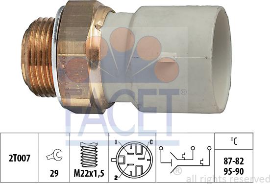 FACET 75.645 - Termocontatto, Ventola radiatore autozon.pro