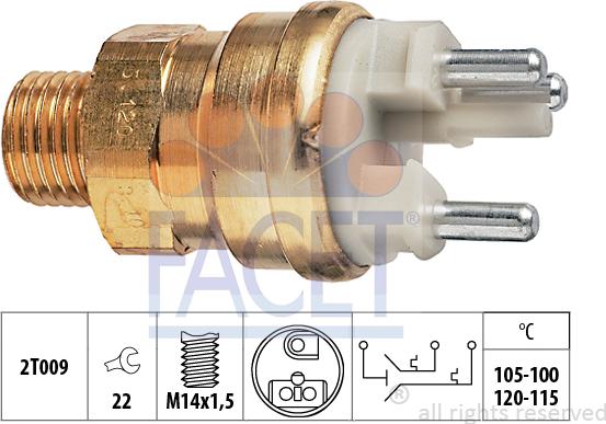 FACET 75.659 - Termocontatto, Ventola radiatore autozon.pro