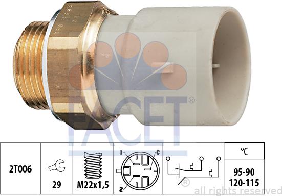 FACET 75.655 - Termocontatto, Ventola radiatore autozon.pro