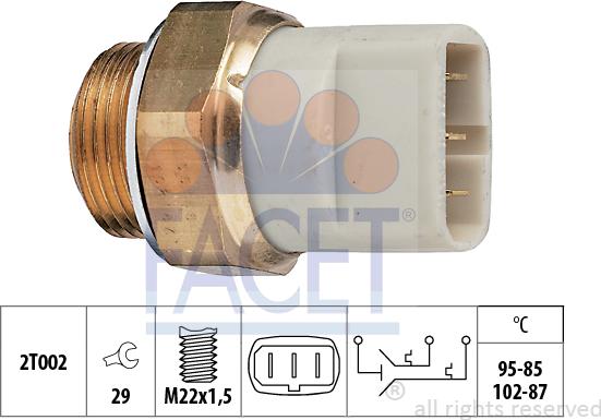 FACET 7.5605 - Termocontatto, Ventola radiatore autozon.pro