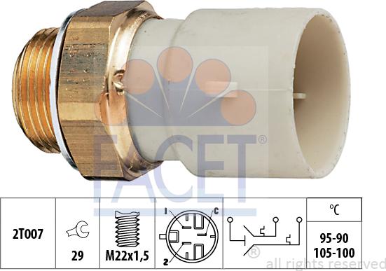 FACET 75.688 - Termocontatto, Ventola radiatore autozon.pro