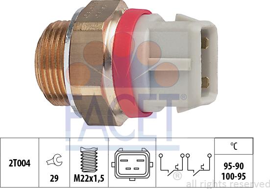 FACET 7.5682 - Termocontatto, Ventola radiatore autozon.pro