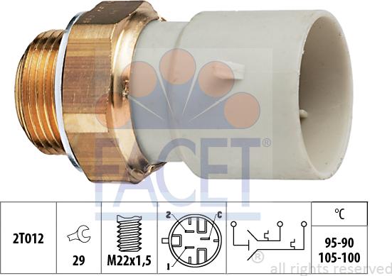 FACET 75.639 - Termocontatto, Ventola radiatore autozon.pro