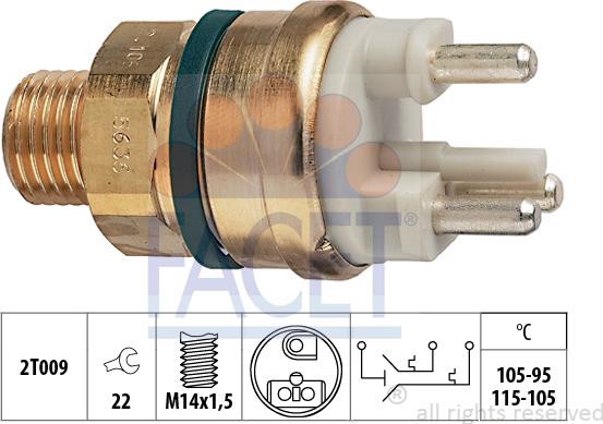 FACET 75.636 - Termocontatto, Ventola radiatore autozon.pro