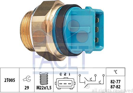 FACET 75.630 - Termocontatto, Ventola radiatore autozon.pro