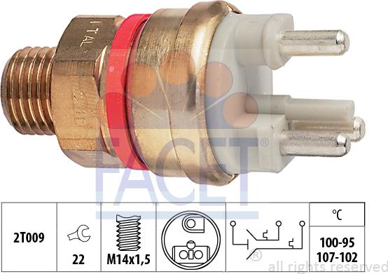 FACET 75.637 - Termocontatto, Ventola radiatore autozon.pro