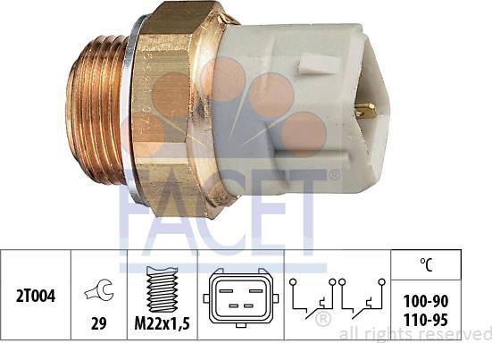 FACET 7.5624 - Termocontatto, Ventola radiatore autozon.pro