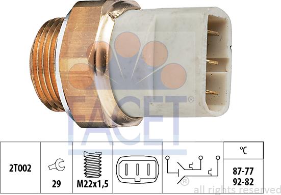 FACET 7.5626 - Termocontatto, Ventola radiatore autozon.pro