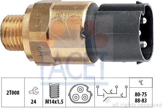 FACET 75.679 - Termocontatto, Ventola radiatore autozon.pro