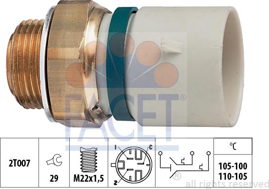 FACET 75.673 - Termocontatto, Ventola radiatore autozon.pro