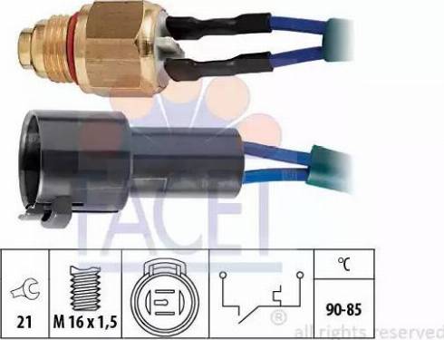 FACET 7.5094 - Termocontatto, Ventola radiatore autozon.pro