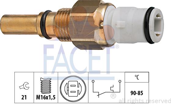 FACET 75.090 - Termocontatto, Ventola radiatore autozon.pro