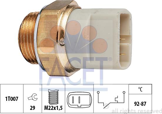 FACET 75.049 - Termocontatto, Ventola radiatore autozon.pro