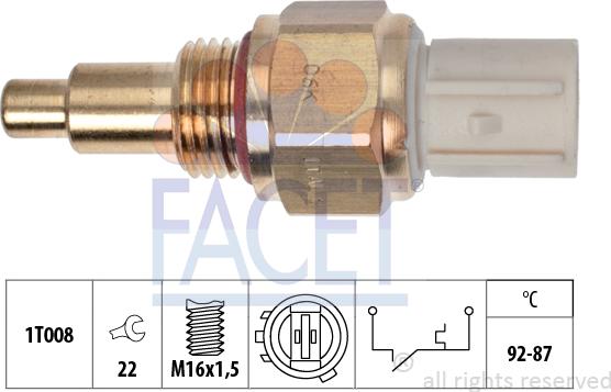 FACET 75.050 - Termocontatto, Ventola radiatore autozon.pro