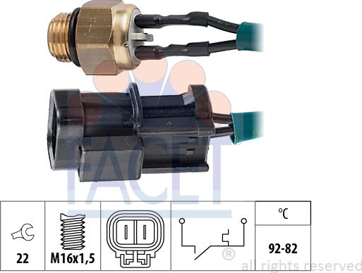 FACET 75.060 - Termocontatto, Ventola radiatore autozon.pro