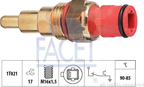 FACET 75.070 - Termocontatto, Ventola radiatore autozon.pro