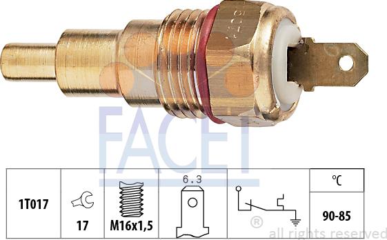 FACET 75.071 - Termocontatto, Ventola radiatore autozon.pro